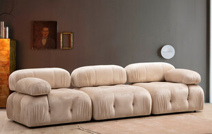 Trivietė sofa Atelier Del Sofa Bubble, smėlio spalvos kaina ir informacija | Sofos | pigu.lt