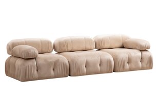 Trivietė sofa Atelier Del Sofa Bubble, smėlio spalvos kaina ir informacija | Sofos | pigu.lt