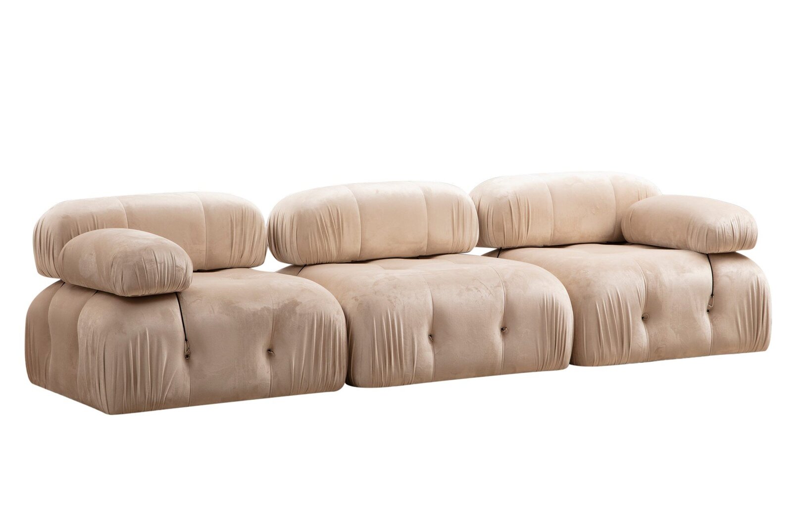 Trivietė sofa Atelier Del Sofa Bubble, smėlio spalvos цена и информация | Sofos | pigu.lt