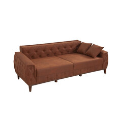 3 vietų sofa-lova Marta - Brown цена и информация | Диваны | pigu.lt