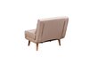 Fotelis Folde Single, smėlio spalvos kaina ir informacija | Svetainės foteliai | pigu.lt