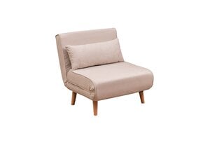 Fotelis Folde Single, smėlio spalvos цена и информация | Кресла в гостиную | pigu.lt