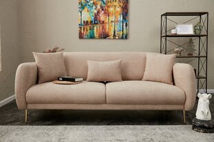 Sofa-lova Asir Simena, smėlio spalvos цена и информация | Диваны | pigu.lt