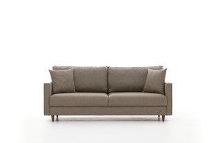 Trivietė sofa Atelier Del Sofa Eva, smėlio spalvos цена и информация | Диваны | pigu.lt