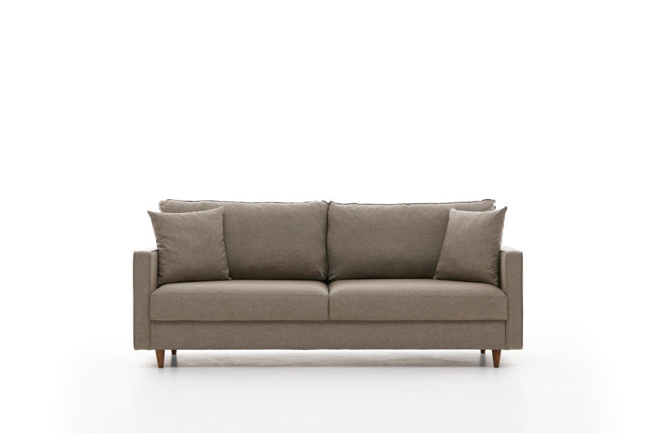 Trivietė sofa Atelier Del Sofa Eva, smėlio spalvos kaina ir informacija | Sofos | pigu.lt