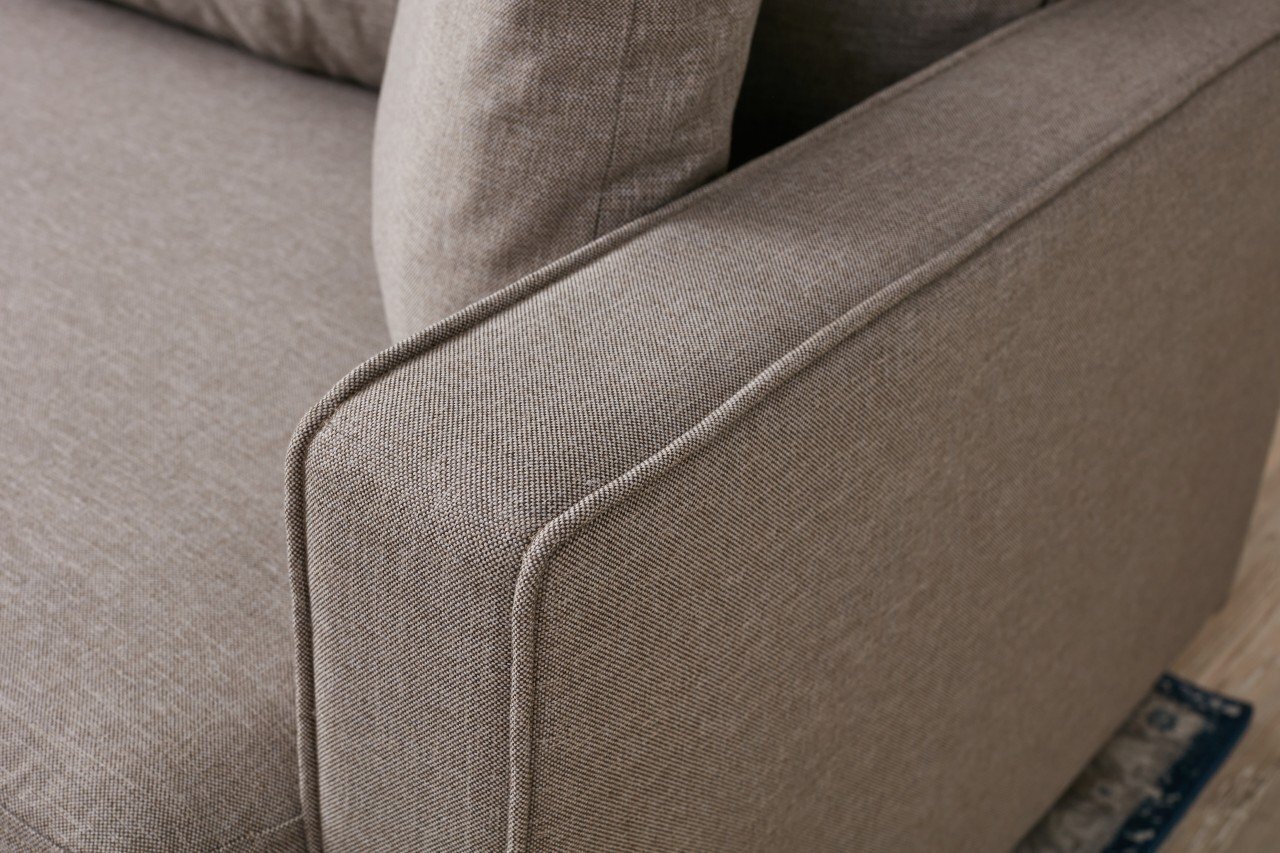 Trivietė sofa Atelier Del Sofa Eva, smėlio spalvos kaina ir informacija | Sofos | pigu.lt