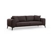 Trivietė sofa Asir Kenzo 3, pilka kaina ir informacija | Sofos | pigu.lt