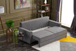Sofa-lova Asir Ece, pilka цена и информация | Sofos | pigu.lt