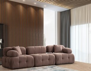 Trivietė sofa Atelier Del Sofa Doblo, ruda цена и информация | Диваны | pigu.lt