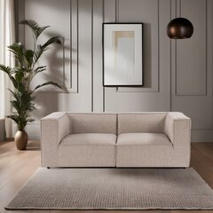 Dvivietė sofa Atelier Del Sofa Sora 2, smėlio spalvos цена и информация | Диваны | pigu.lt