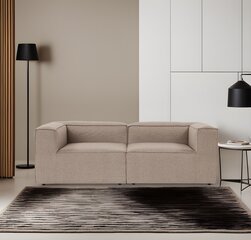 Dvivietė sofa Asir Fora, ruda kaina ir informacija | Sofos | pigu.lt