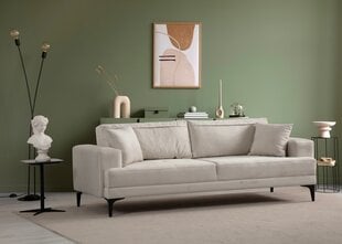 3 vietų sofa Astana 3 Seater - Ecru kaina ir informacija | Sofos | pigu.lt