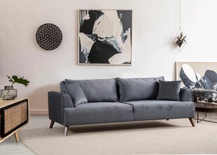 3 vietų sofa Buhara 3 Seater - Dark Grey kaina ir informacija | Sofos | pigu.lt