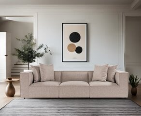 Sofa Asir Sora 3, smėlio spalvos цена и информация | Диваны | pigu.lt