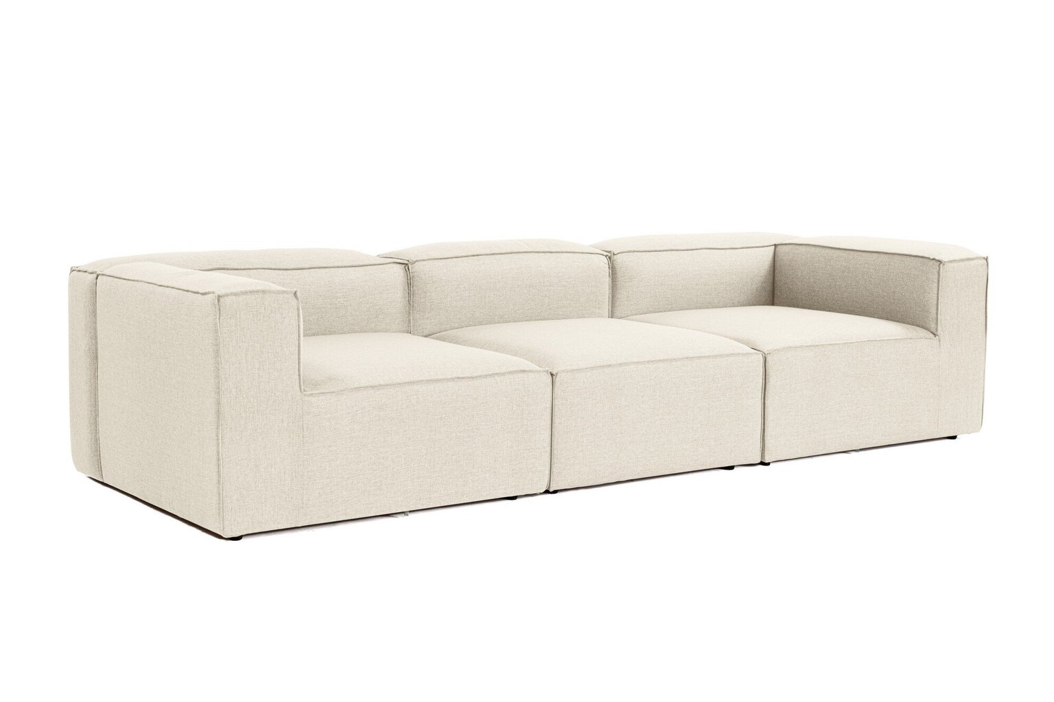 Trivietė sofa Atelier Del Sofa Fora, smėlio spalvos kaina ir informacija | Sofos | pigu.lt