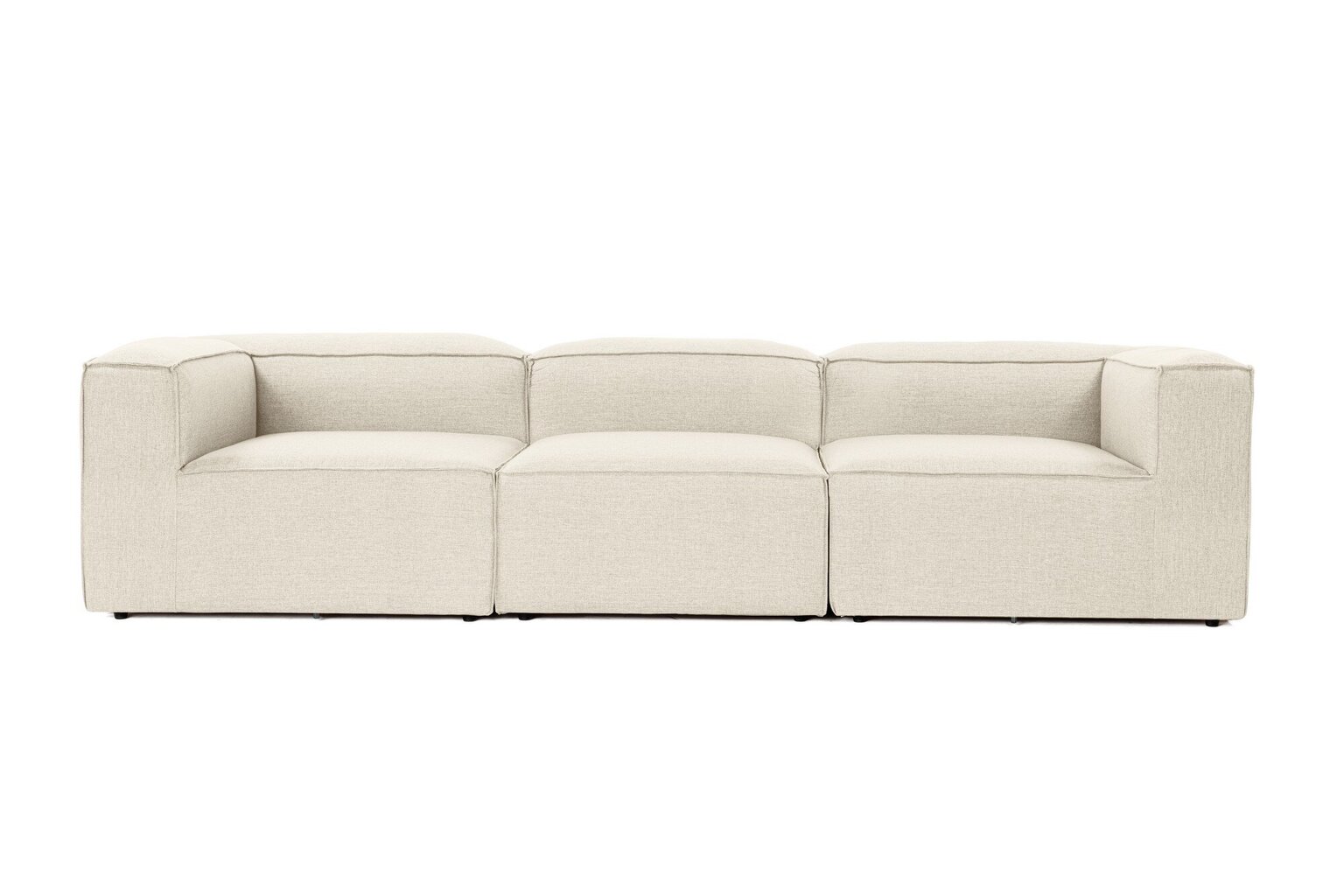 Trivietė sofa Atelier Del Sofa Fora, smėlio spalvos kaina ir informacija | Sofos | pigu.lt