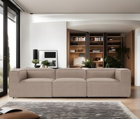 Trivietė sofa Asir Fora, ruda цена и информация | Диваны | pigu.lt