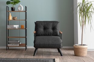 1 sėdynės sofa-lova Sando Single - Grey цена и информация | Кресла в гостиную | pigu.lt