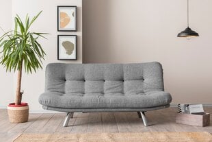 3 vietų sofa-lova Misa Small Sofabed - Light Grey kaina ir informacija | Sofos | pigu.lt