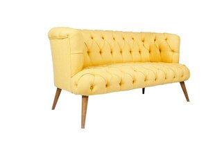 2 vietų sofa West Monroe - Yellow kaina ir informacija | Sofos | pigu.lt