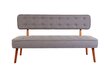 Dvivietė sofa Atelier Del Sofa Westwood Loveseat, pilka kaina ir informacija | Sofos | pigu.lt