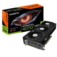 Gigabyte GeForce RTX 4070 Ti Super Windforce OC (GV-N407TSWF3OC-16GD) kaina ir informacija | Vaizdo plokštės (GPU) | pigu.lt