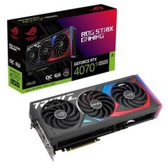 Asus ROG Strix GeForce RTX 4070 Ti SUPER OC Edition (ROGSTRIXRTX4070TIS-O16GAM) kaina ir informacija | Vaizdo plokštės (GPU) | pigu.lt