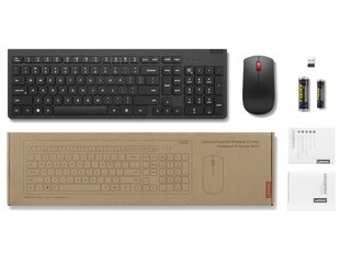 Lenovo Essential Wireless Combo Keyboard & Mouse Gen2 4X31N50752 цена и информация | Клавиатуры | pigu.lt