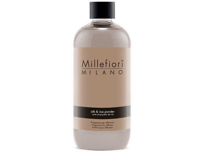 Namų kvapo papildymas Millefiori Milano Silk&Rice Powder, 500 ml kaina ir informacija | Namų kvapai | pigu.lt