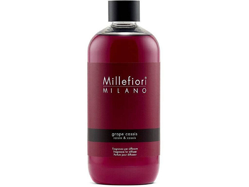 Namų kvapo papildymas Millefiori Milano Grape Cassis, 500 ml цена и информация | Namų kvapai | pigu.lt