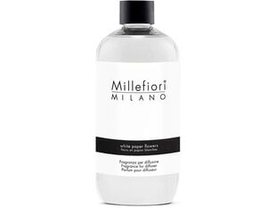 Namų kvapo papildymas Millefiori Milano White Paper Flowers, 500 ml цена и информация | Ароматы для дома | pigu.lt