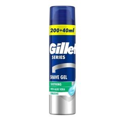 Skutimosi želė Gillette Soothing Sensitive Series, 240 ml kaina ir informacija | Skutimosi priemonės ir kosmetika | pigu.lt