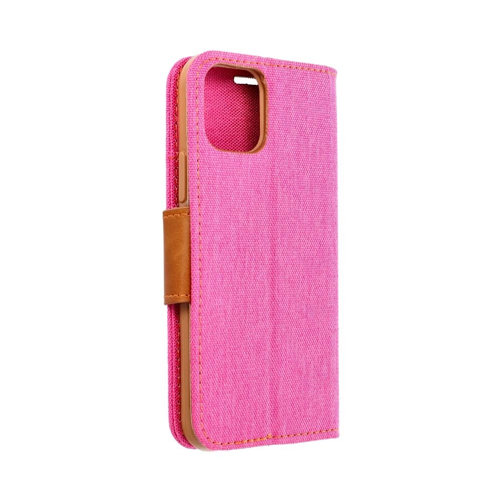 CANVAS Book case for XIAOMI Redmi NOTE 13 4G pink kaina ir informacija | Kalendoriai, darbo knygos | pigu.lt