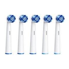 Fairywill FW-E11 toothbrush tips (black) цена и информация | Насадки для электрических зубных щеток | pigu.lt