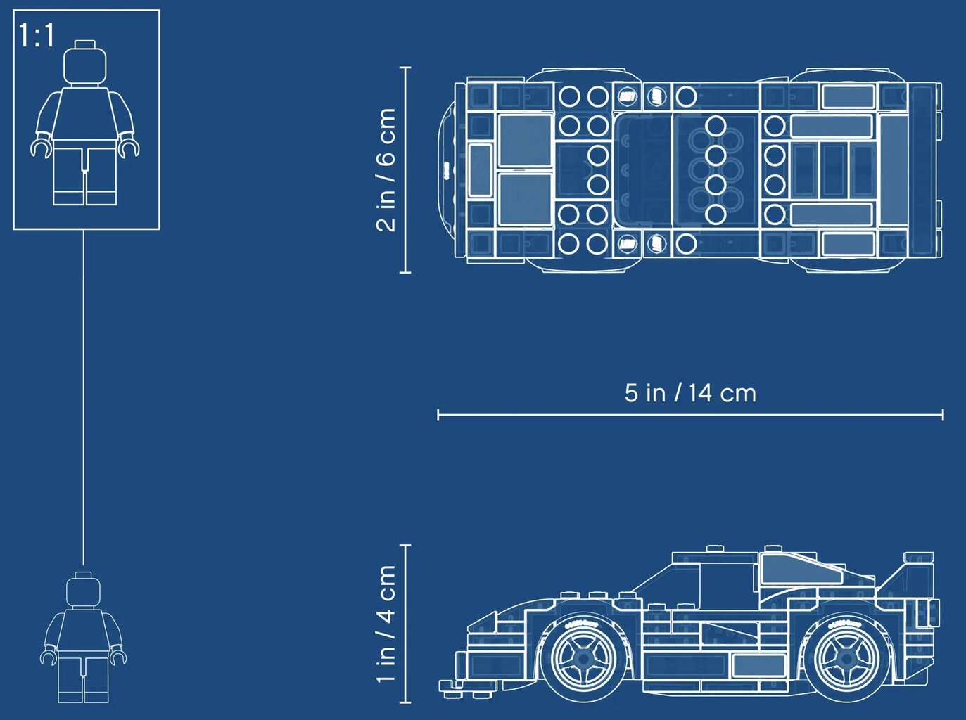 75890 LEGO® Speed Champions Ferrari F40 Competizione kaina ir informacija | Konstruktoriai ir kaladėlės | pigu.lt