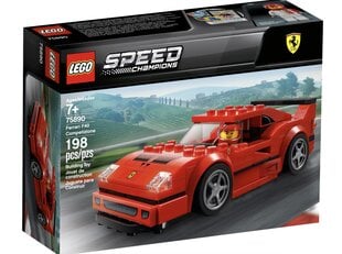 75890 LEGO® Speed Champions Ferrari F40 Competizione kaina ir informacija | Konstruktoriai ir kaladėlės | pigu.lt