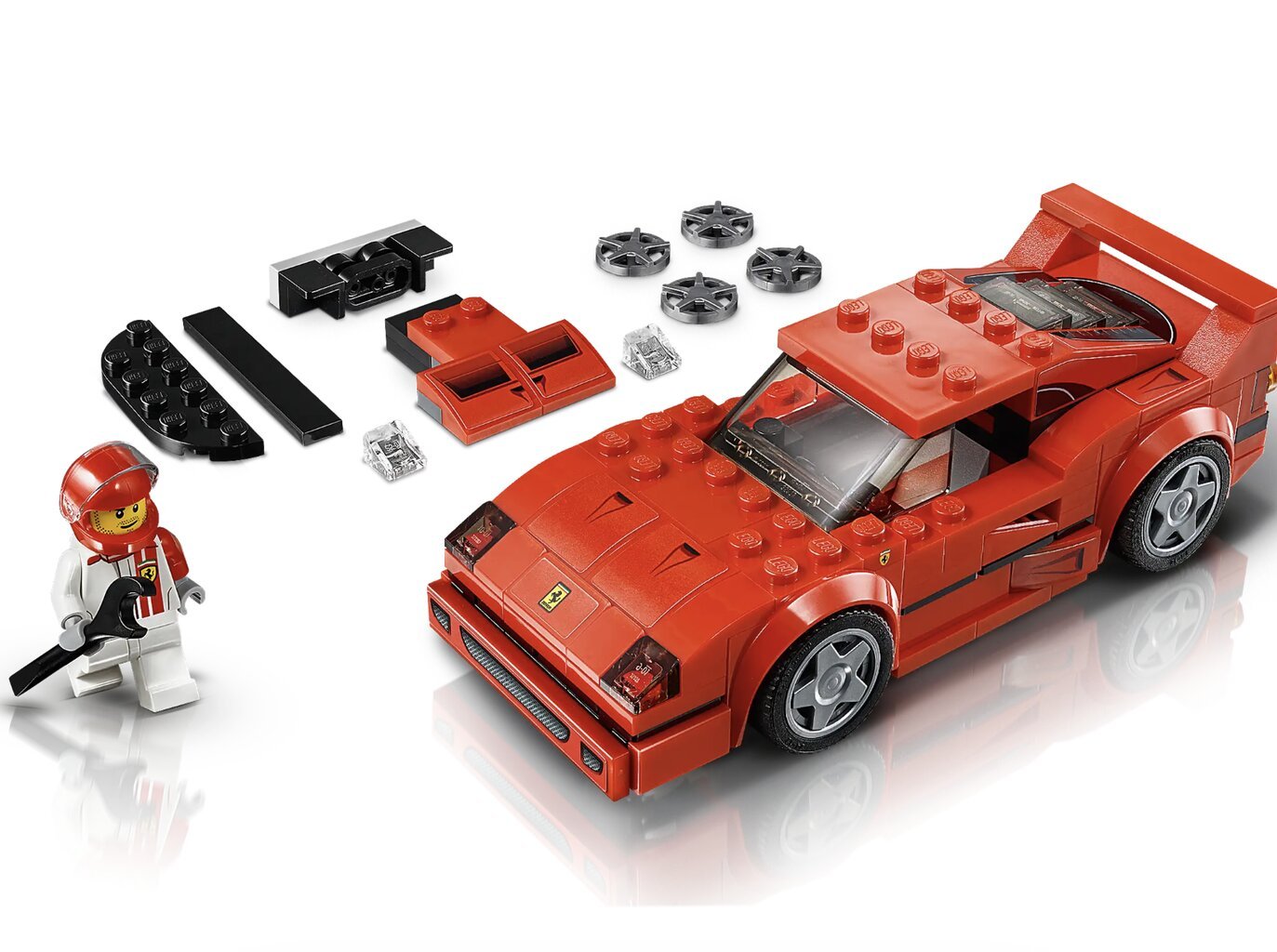 75890 LEGO® Speed Champions Ferrari F40 Competizione kaina ir informacija | Konstruktoriai ir kaladėlės | pigu.lt