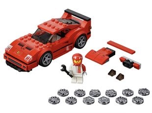 75890 LEGO® Speed Champions Ferrari F40 Competizione kaina ir informacija | Konstruktoriai ir kaladėlės | pigu.lt