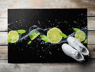 Durų kilimėlis Lime Citrusai 60x40 cm цена и информация | Придверные коврики | pigu.lt