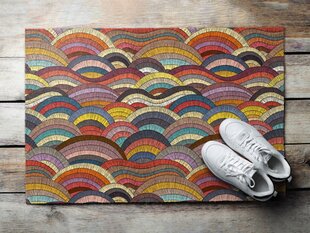 Durų kilimėlis Spalvinga Abstrakcija 60x40 cm kaina ir informacija | Durų kilimėliai | pigu.lt