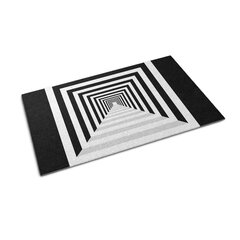 Durų kilimėlis Geometrinis Tunelis 60x40 cm цена и информация | Придверные коврики | pigu.lt