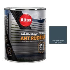 Metalo dažai Altax, antracitas RAL7016, 0,75L kaina ir informacija | Dažai | pigu.lt