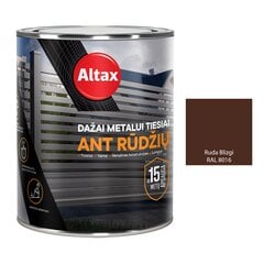 Metalo dažai Altax, ruda RAL8016, 0,75L kaina ir informacija | Dažai | pigu.lt