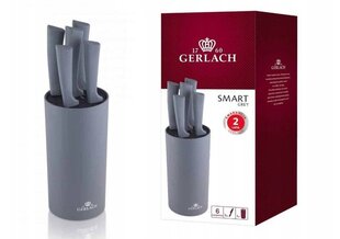 Gerlach peilių rinkinys Smart Grey, 5 dalių kaina ir informacija | Peiliai ir jų priedai | pigu.lt