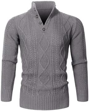 Megztinis vyrams Meilicloth, pilkas цена и информация | Megztiniai vyrams | pigu.lt