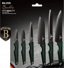 Набор ножей BERLINGER HAUS EMERALD BH-2591, 5 предметов цена и информация | Ножи и аксессуары для них | pigu.lt