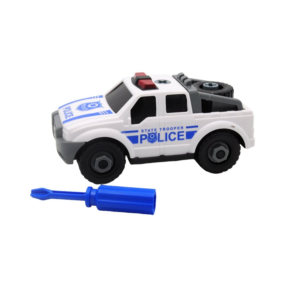 Žaislinė policijos mašina - konstruktorius kaina ir informacija | Žaislai berniukams | pigu.lt