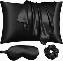 Lakeview pagalvės užvalkalas, 2 vnt + akių kaukė, 1 vnt + plaukų gumytė kaina ir informacija | Dekoratyvinės pagalvėlės ir užvalkalai | pigu.lt