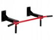 Prisitraukimų skersinis montuojamas ant lubų Neo-Sport, 100 cm, juodas/raudonas kaina ir informacija | Skersiniai | pigu.lt