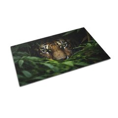 Durų kilimėlis Jungle Tiger 60x40 cm цена и информация | Придверные коврики | pigu.lt
